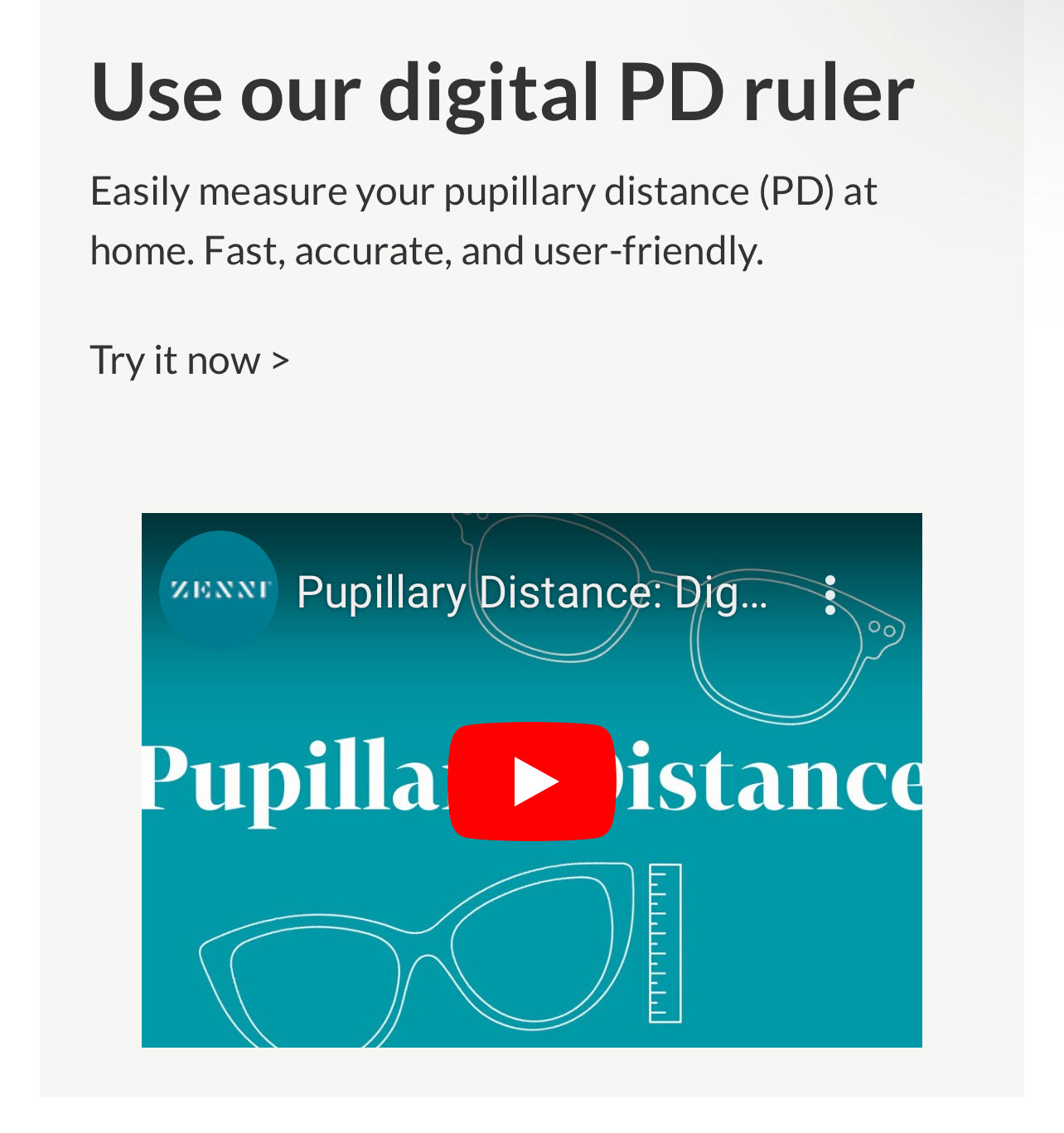 how to measure Pupilary distance