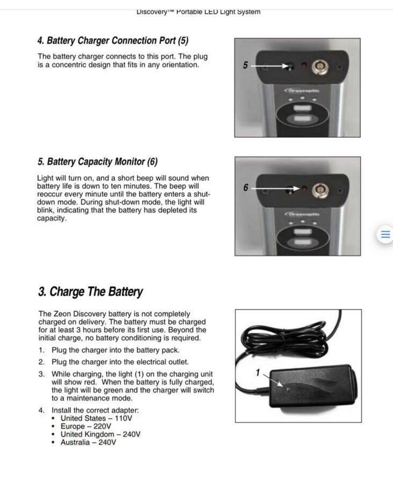 NEW IN Origin BOX Orascoptic Zeon Discovery Portable surgical Dental Loupe Light System