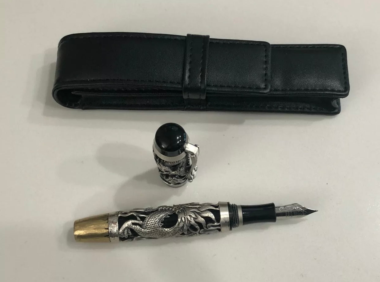 Rare The Oriental Zodiac Dragon Fountain Pen made in Germany