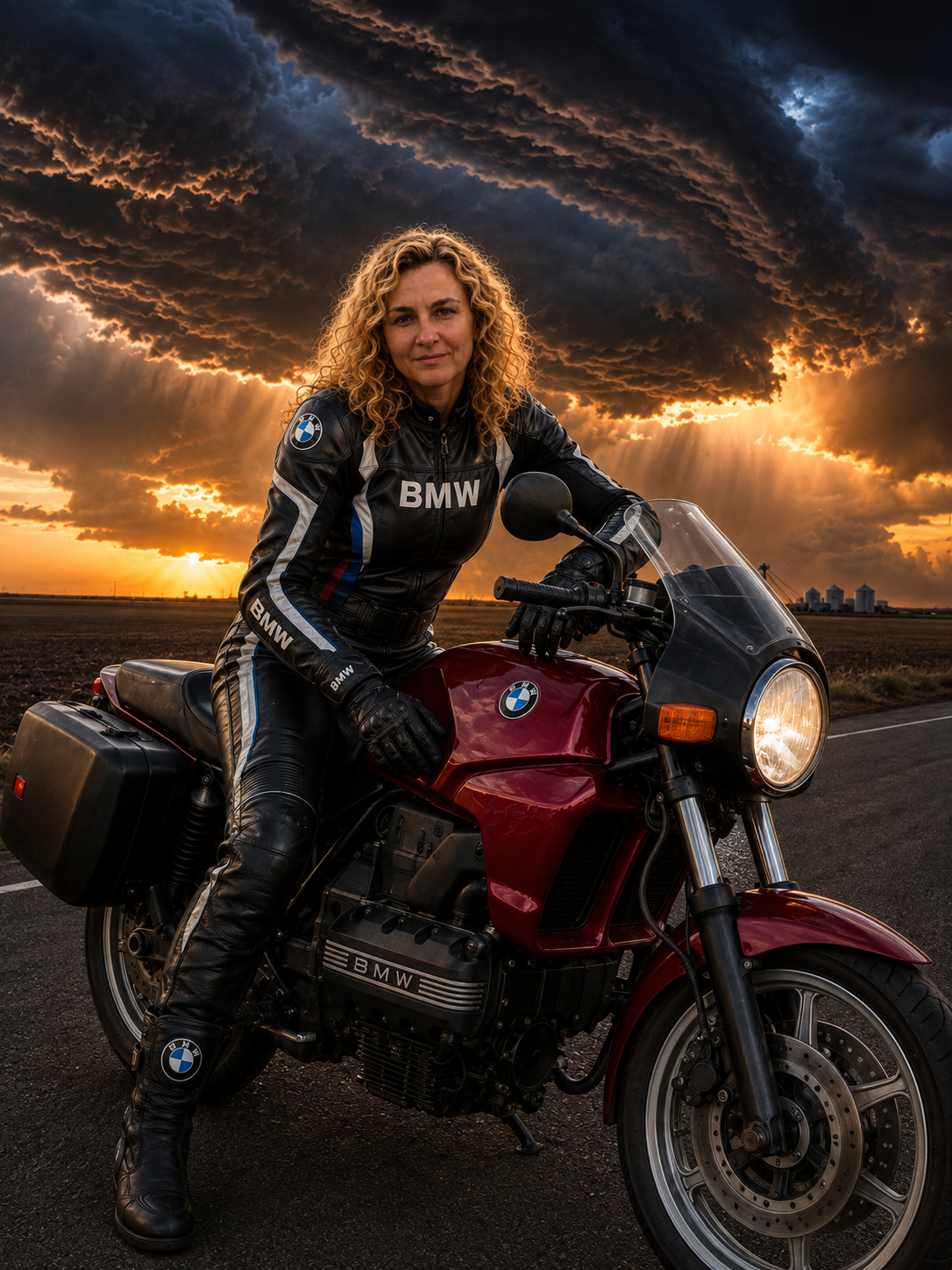 1993 BMW K75 – Classic “Flying Brick” – 34,600 Miles – Hard Luggage