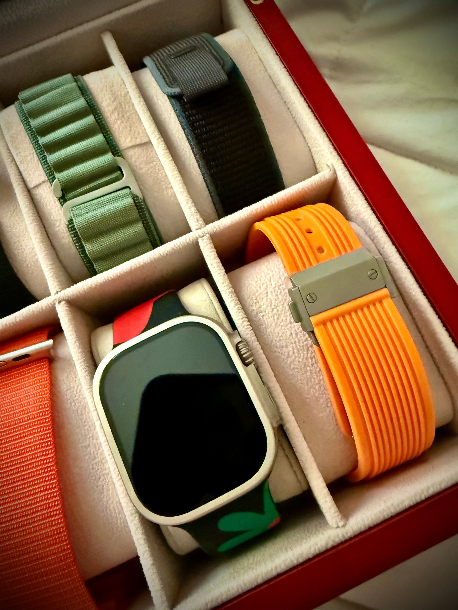 #001 Apple Watch Ultra [GPS + Cellular 49mm] Titanium Case with Midnight Ocean Band, One Size
1K+ bought in past month