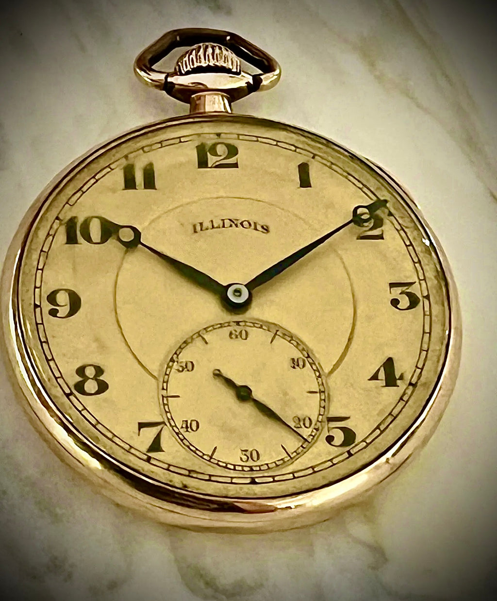 #1201 Illinois Aristocrat Watch Rose Gold Filled Wandsworth Case Excellent 17J Movement wedding gift watch