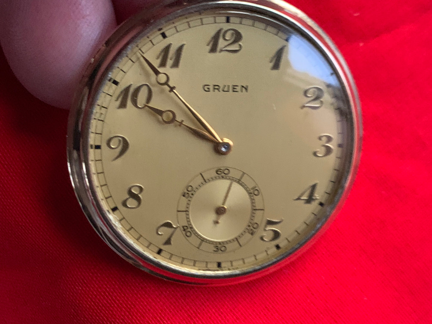 Watch 60 WBX-1-C60 Gruen pocket watch beautiful