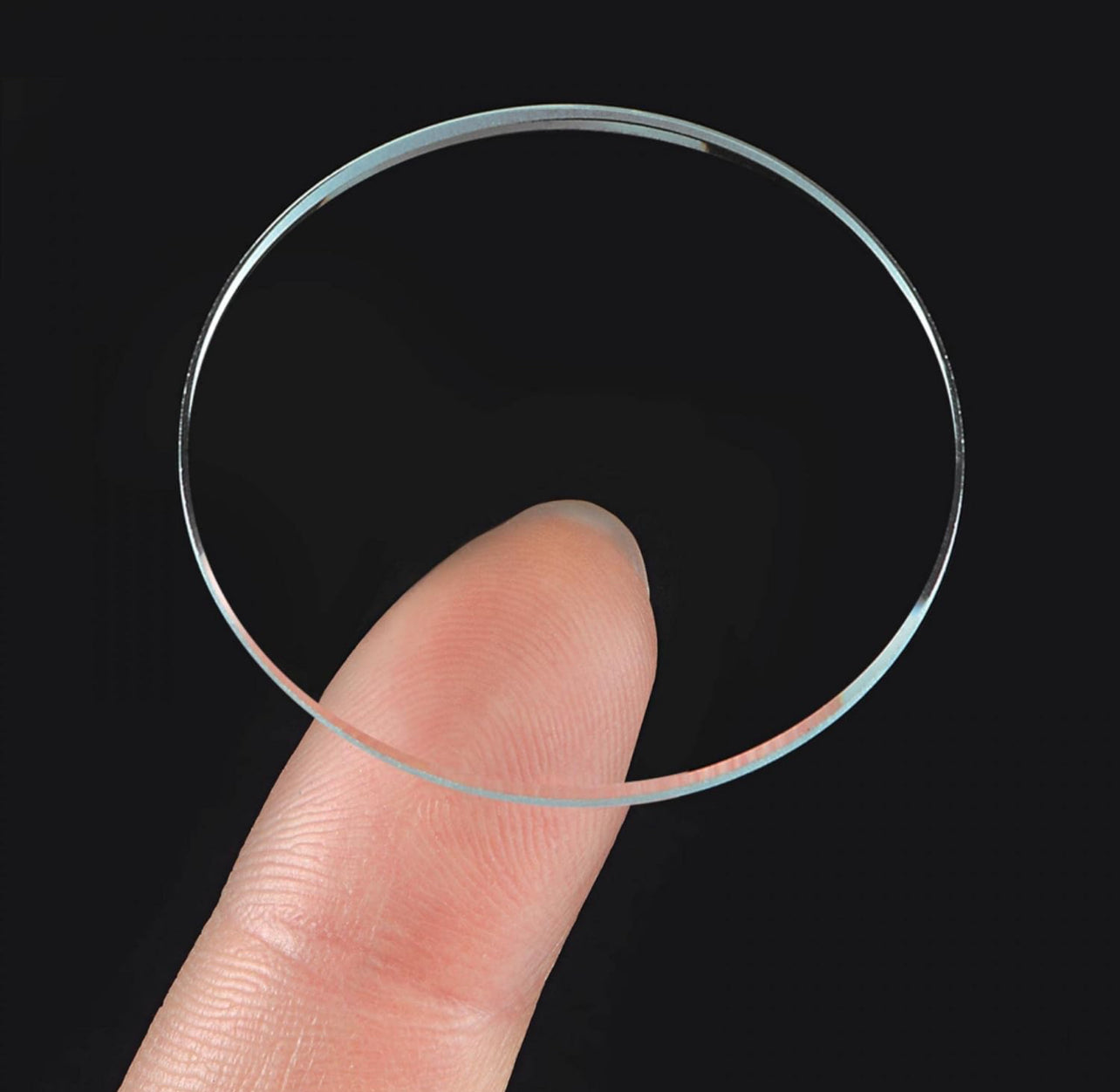 High-Tech Watch Crystal Lens Glass 33mm Dia. Round Flat Mineral ReplacementParts for Watchmaker Repair