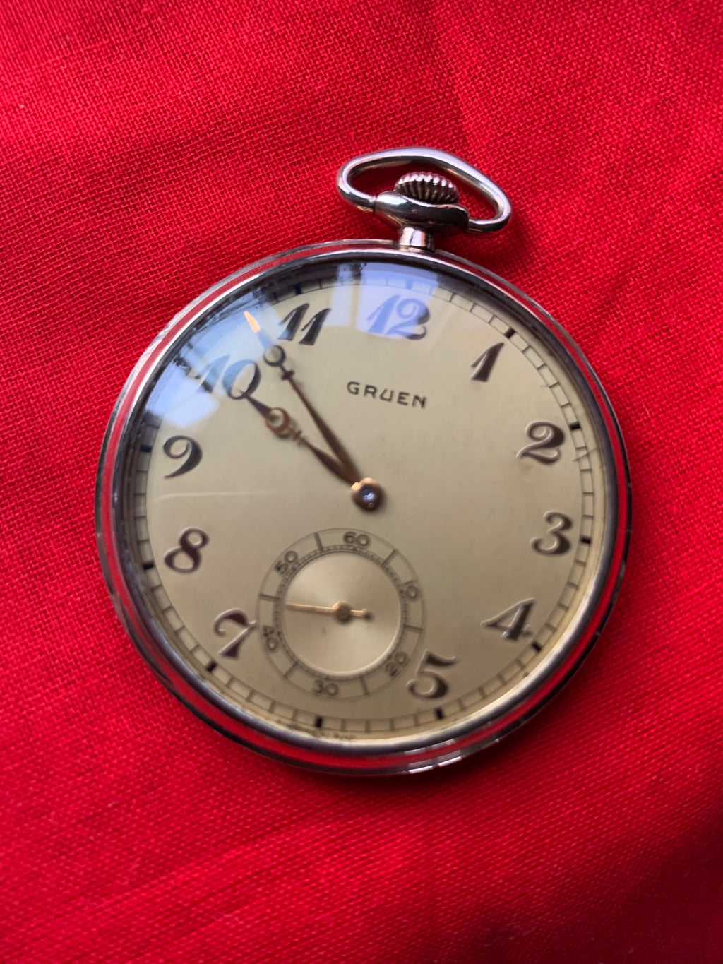 Watch 60 WBX-1-C60 Gruen pocket watch beautiful