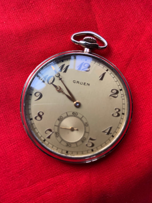 Watch 60 WBX-1-C60 Gruen pocket watch beautiful