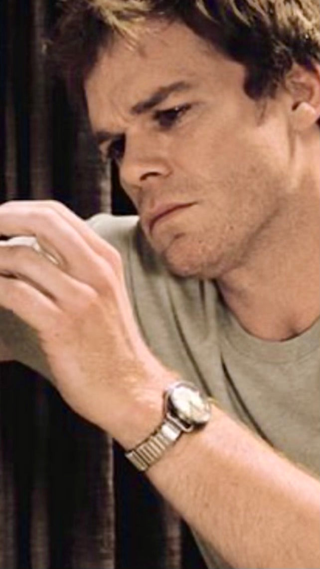 Dexter TV Show Watch#1378 VINTAGE Waltham watch Automatic SELFWINDING DAY DATE Incabloc 25 jewls swiss made