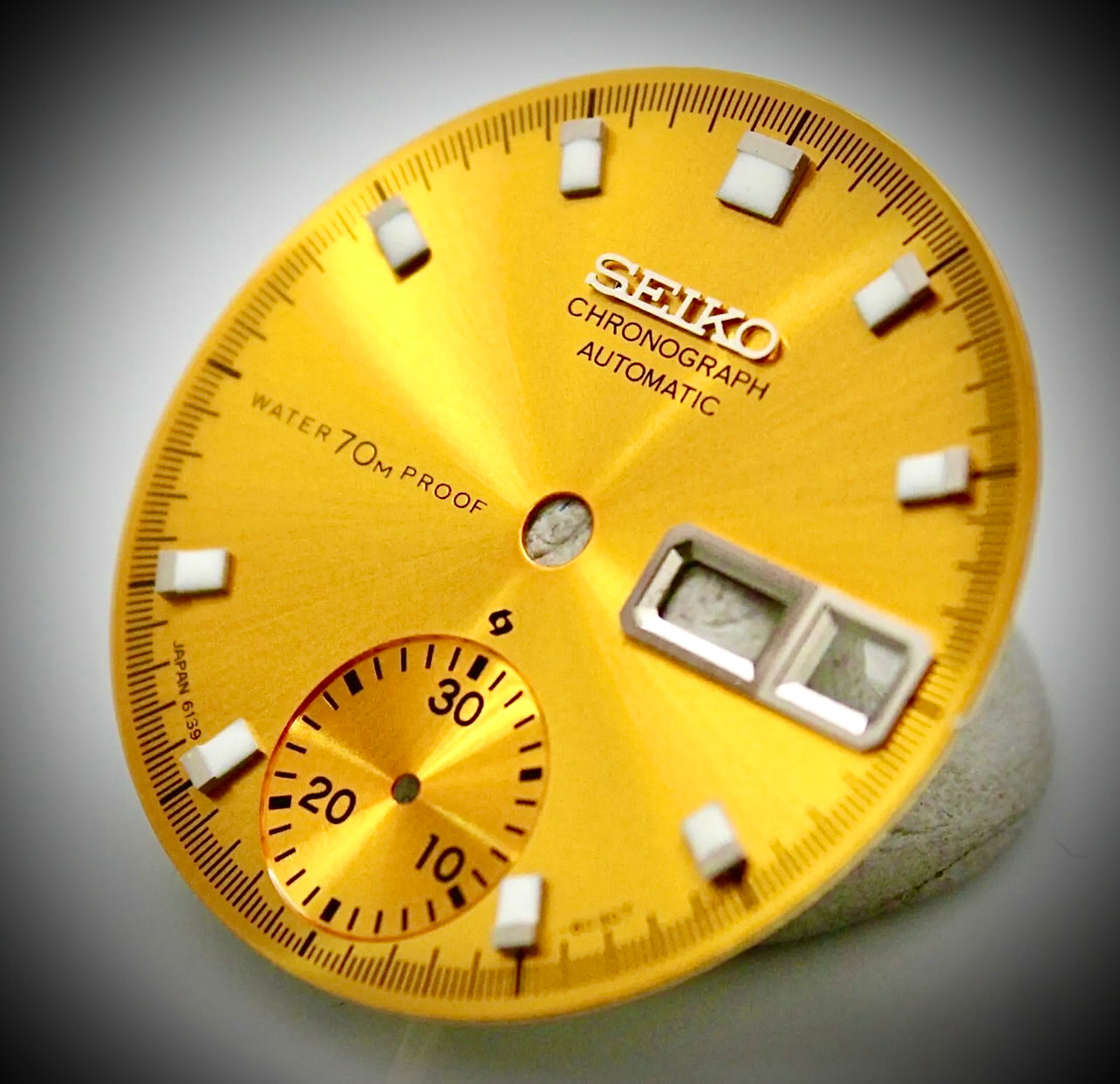 #1116 Yellow Proof Dial Vintage SEIKO Chronograph 6139-6000 6139-6001 6139-6002 Pogue