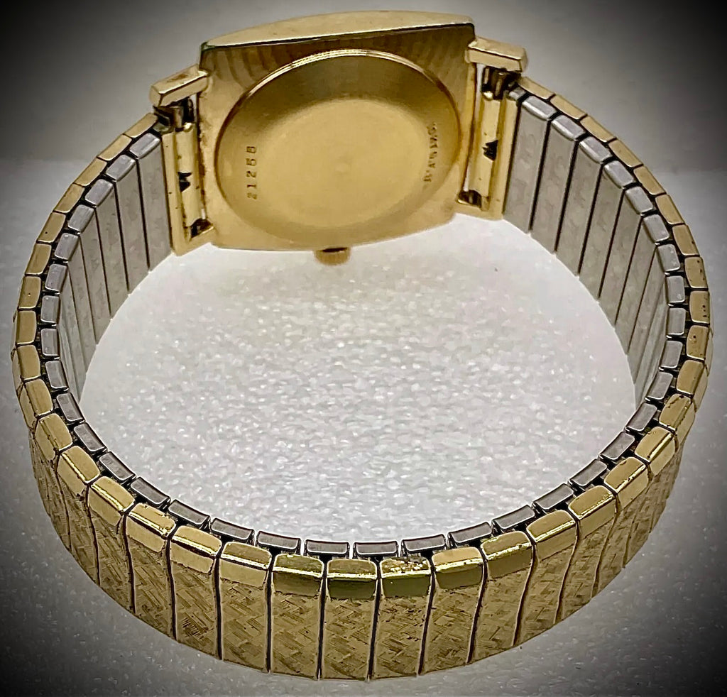 #1040 Vintage Croton Selfwinding 10k Gold Filled Gold Tone Watch ~ Working