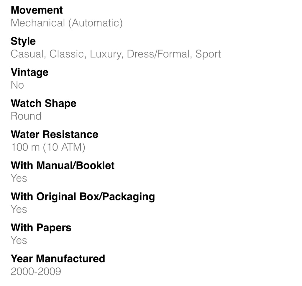 #1341 Watch Case ONLY Oris BC4 Der Meisterflieger Men's Automatic Watch 649-7632-4164MB
Original watch case