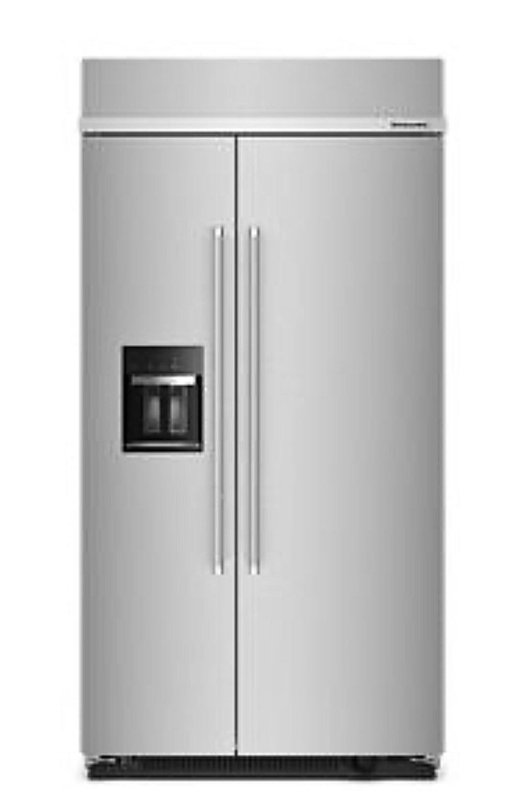 Kitchen Aid 25.1 Cu. Ft. 42" Built-In Side-By-Side Refrigerator With Ice And Water Dispenser