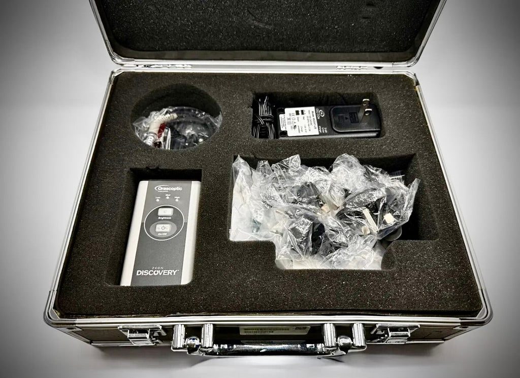 #003DIS63105190 Orascoptic Zeon Discovery LED Headlight sys for surgical Loupes, Filter 3yr warr