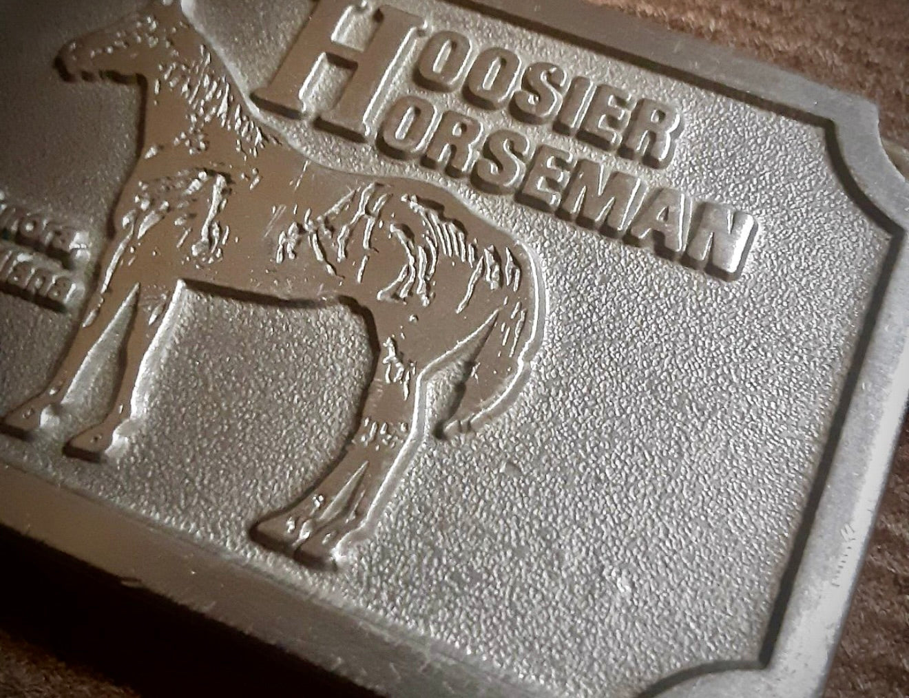 Belt Buckle Made in USA HOOSIER HORSEMAN