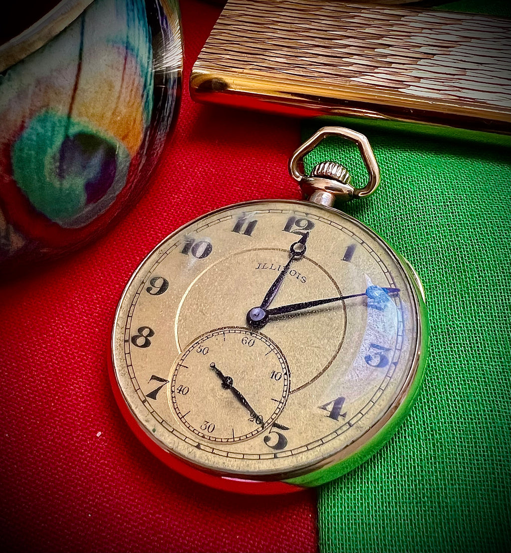 #1201 Illinois Aristocrat Watch Rose Gold Filled Wandsworth Case Excellent 17J Movement wedding gift watch