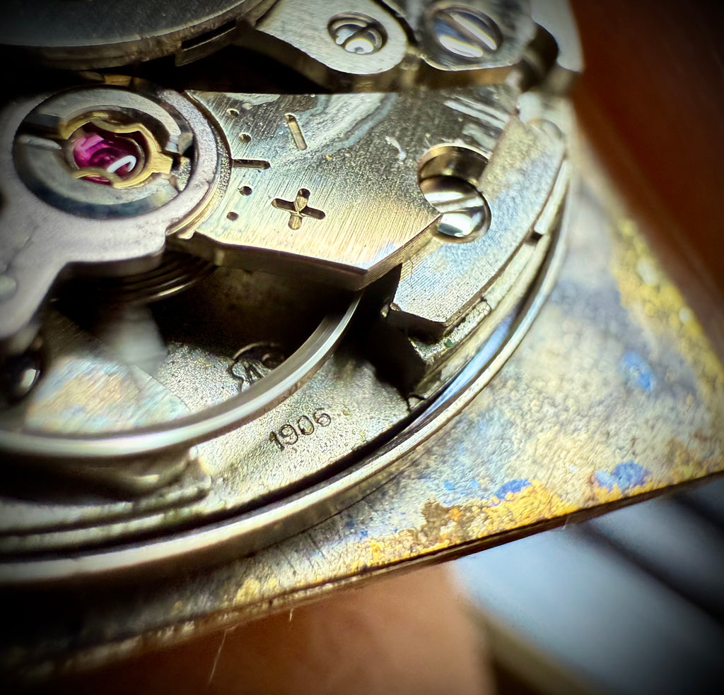 #1397 Vintage Royce Automatic Men’s Watch  Day Date Swiss Made Caliber 1906 Watch is being serviced and restored. Ask for more photos and videos during service.