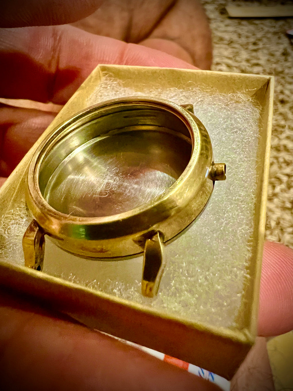 #1121 VINTAGE MASTER SUTTON USA WRIST WATCH CASE 30.7mm 16mm LUG