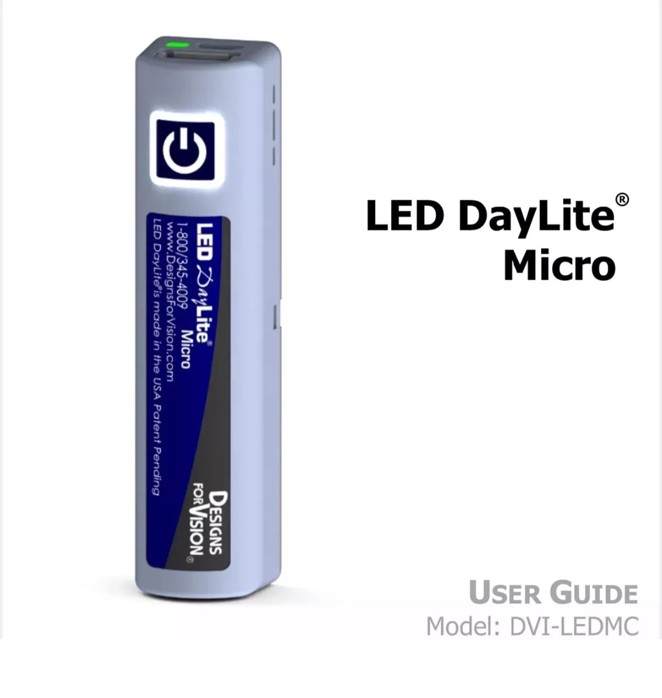 Reserved for Dr. Deval Parmar DDS kuldeep Battery Repair Service For Designs For Vision LED Daylite Micro DVI-LEDMC