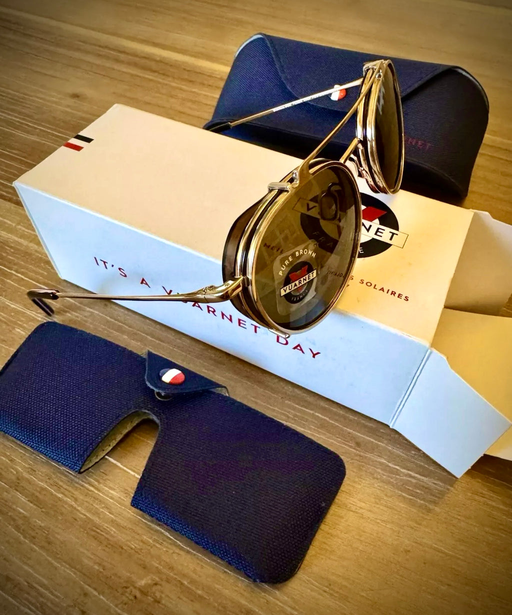 Vuarnet Edge Alpine 49mm Brown Polarized Sunglasses Authentic James Bond (Daniel Craig) in the movie “No time to die” sun Glasses