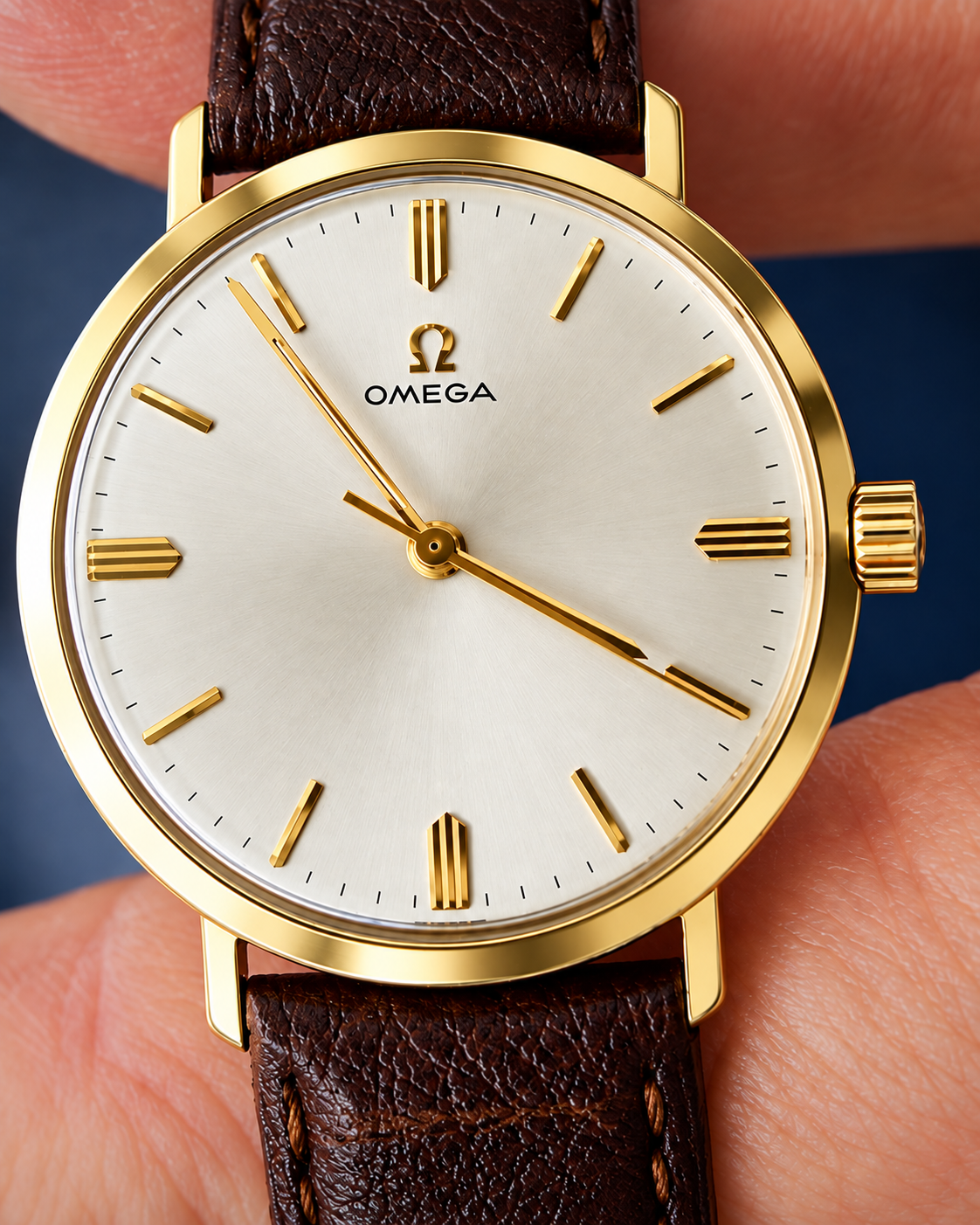 Vintage Omega 14K Solid Gold Men’s Watch – Cal. 600 – 17 Jewels – Manual Wind – Swiss – Inventory #1035