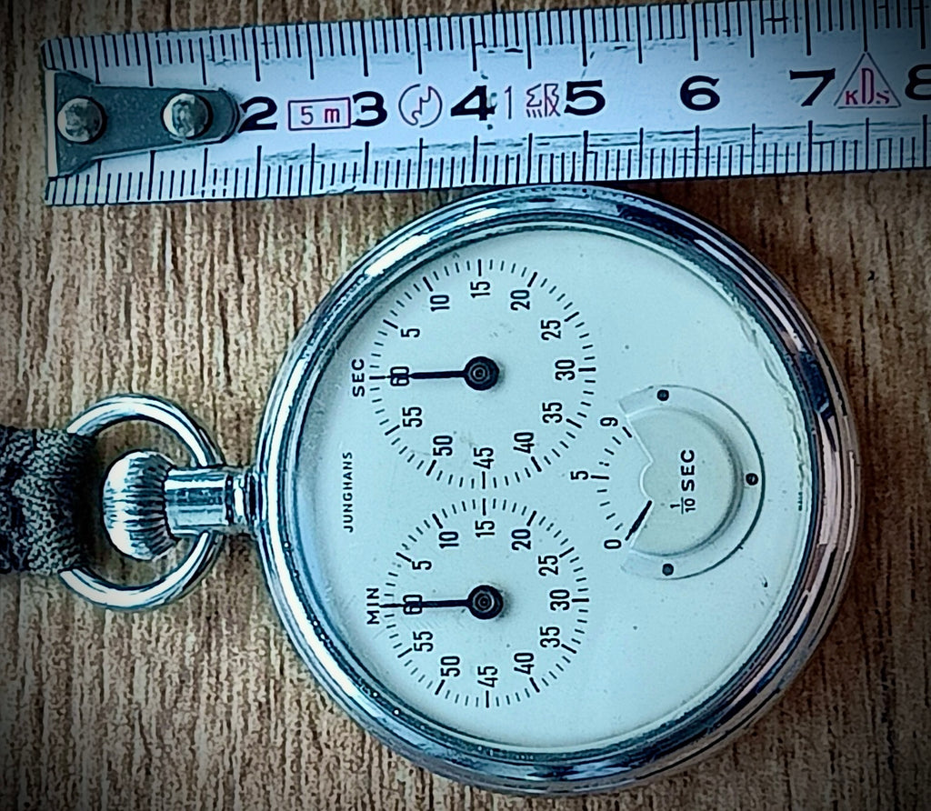 #1426 Old vintage GERMAN Vintage Junghans stopwatch, mechanical, 3-disc, 1/10 second