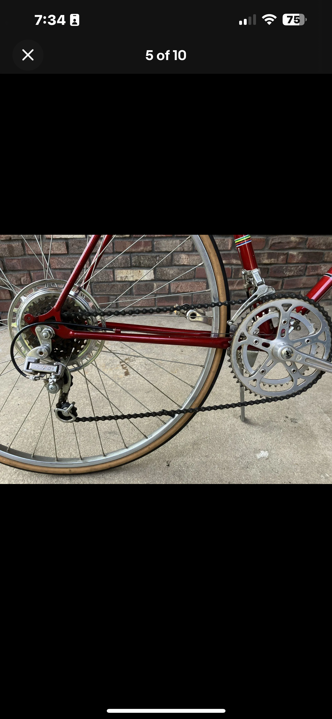 LATE 70's VINTAGE BLUE SEKAI SPRINT 1100 TANGE HT LUGGED BICYCLE ALL ORIGINAL