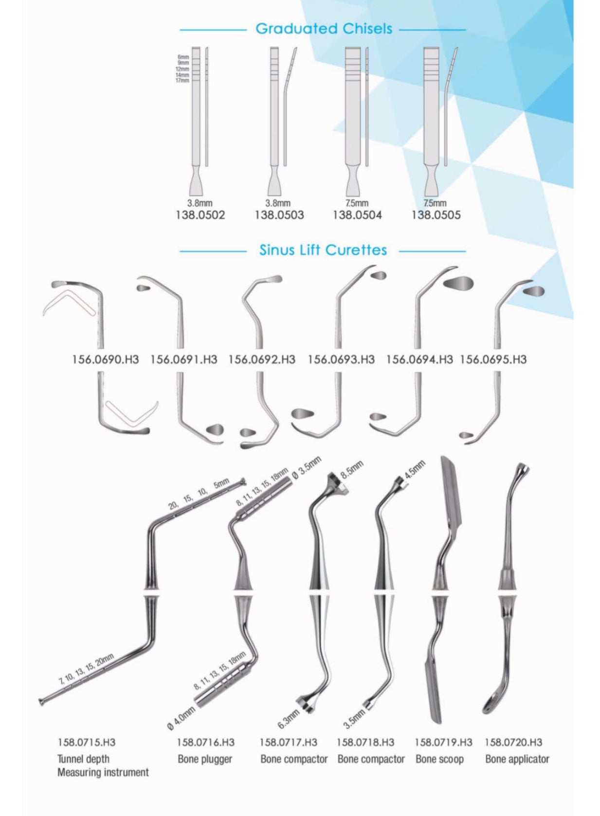 HTL Implantology instruments