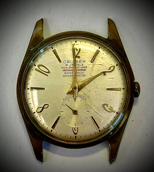 #1236 VINTAGE CRUISER WIND-UP MEN’S WATCH