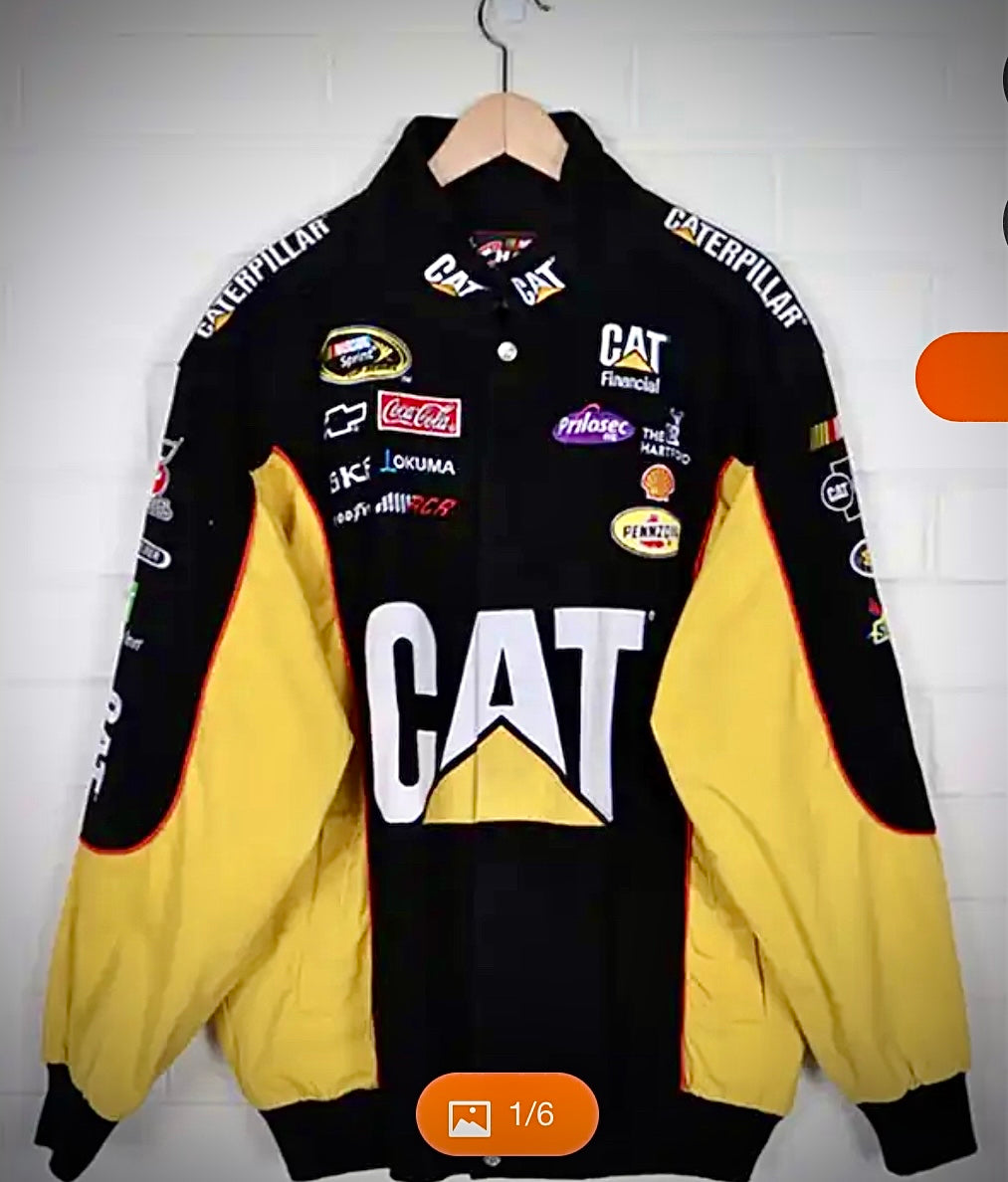 NASCAR Chase CAT Authentics Men’s Bomber Jacket Patches