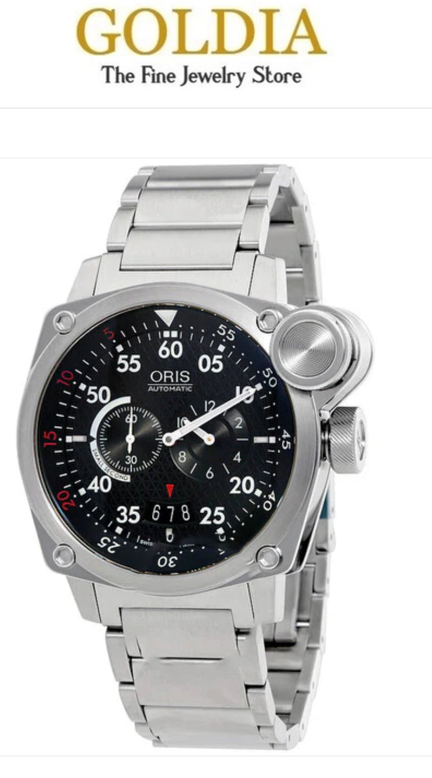 #1341 Watch Case ONLY Oris BC4 Der Meisterflieger Men's Automatic Watch 649-7632-4164MB
Original watch case