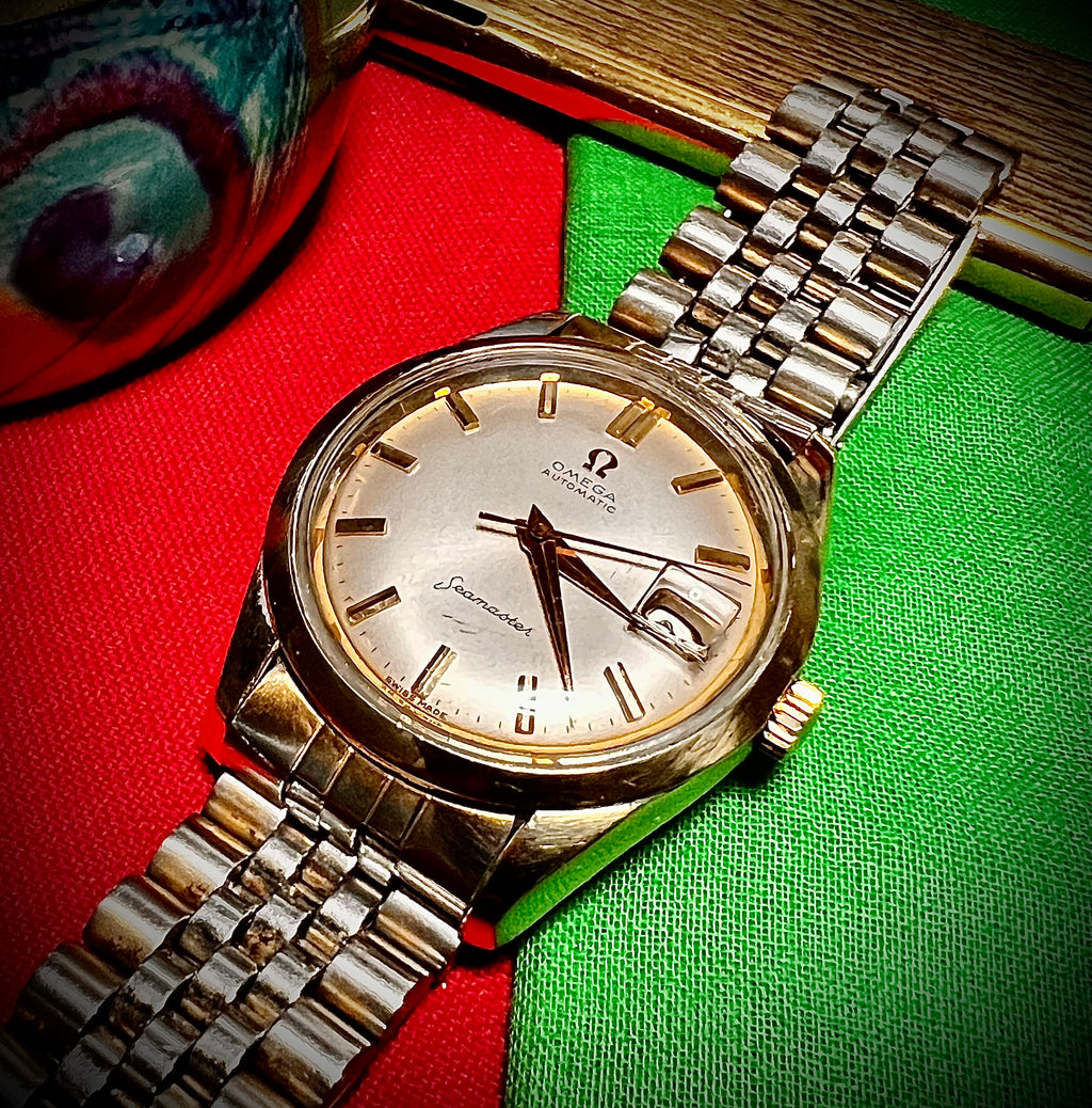 #1057 Omega Seamaster, Pre-owned, 1959, 20 Jewels, Reference Number 14744 2 sc