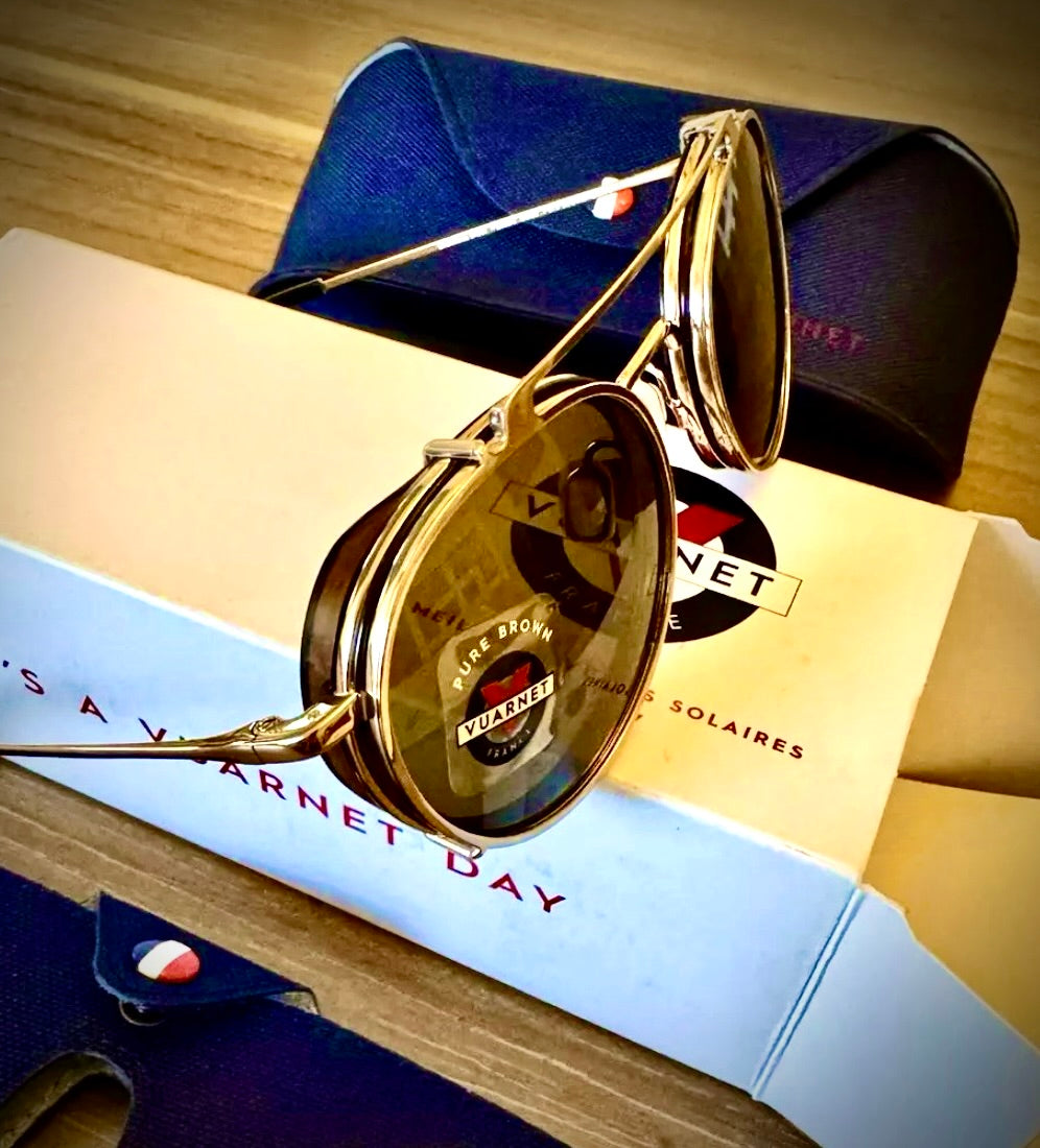 Vuarnet Edge Alpine 49mm Brown Polarized Sunglasses Authentic James Bond (Daniel Craig) in the movie “No time to die” sun Glasses