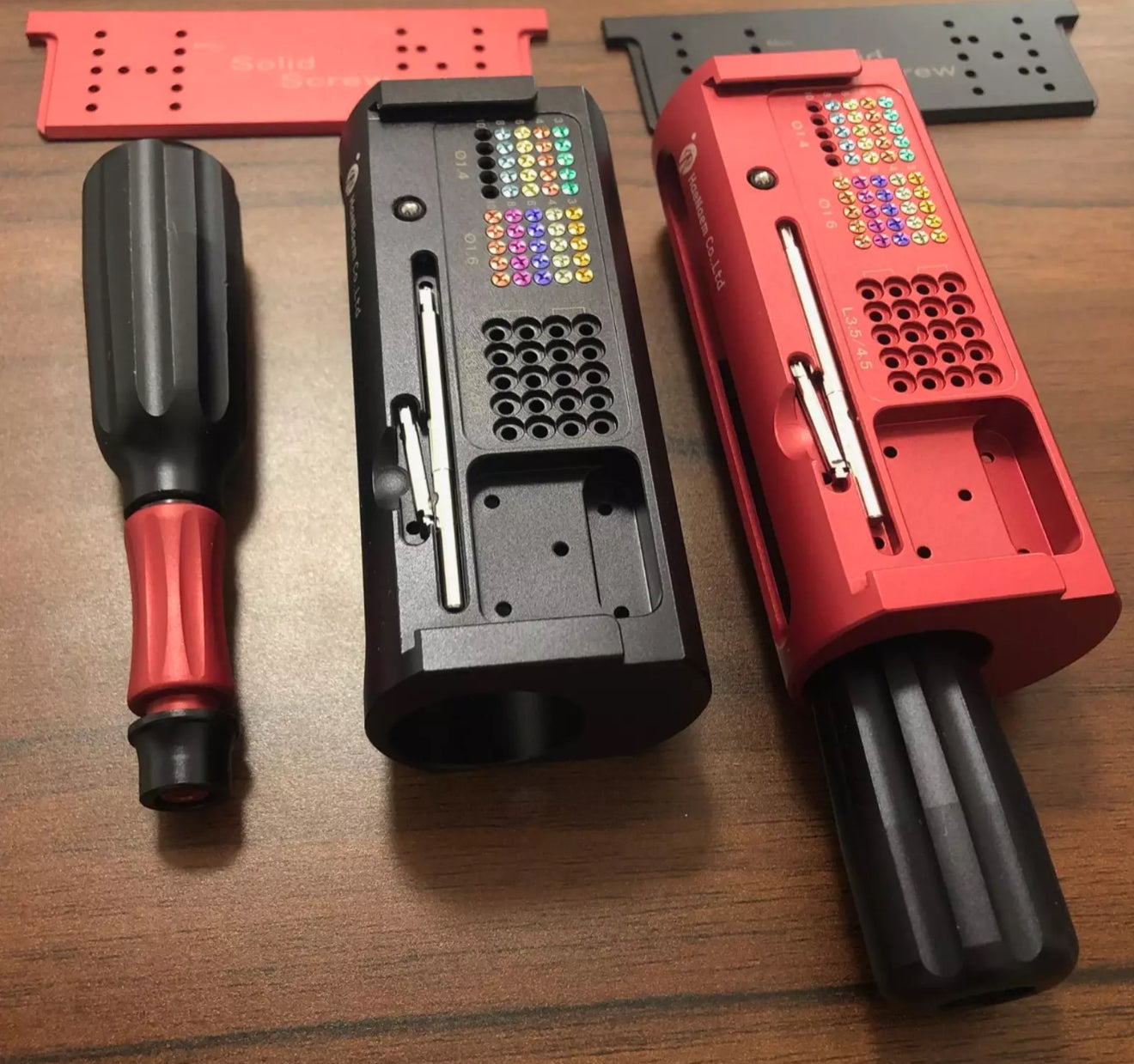 HM Dental implant bone titanium mesh mini solid screw set with driver