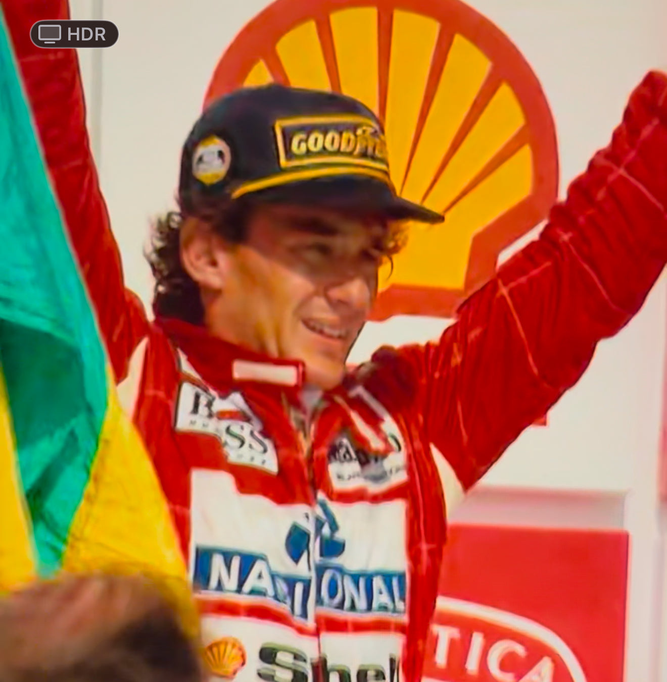 Ayrton Senna Brazilian race driver 3 times formula 1 world champion