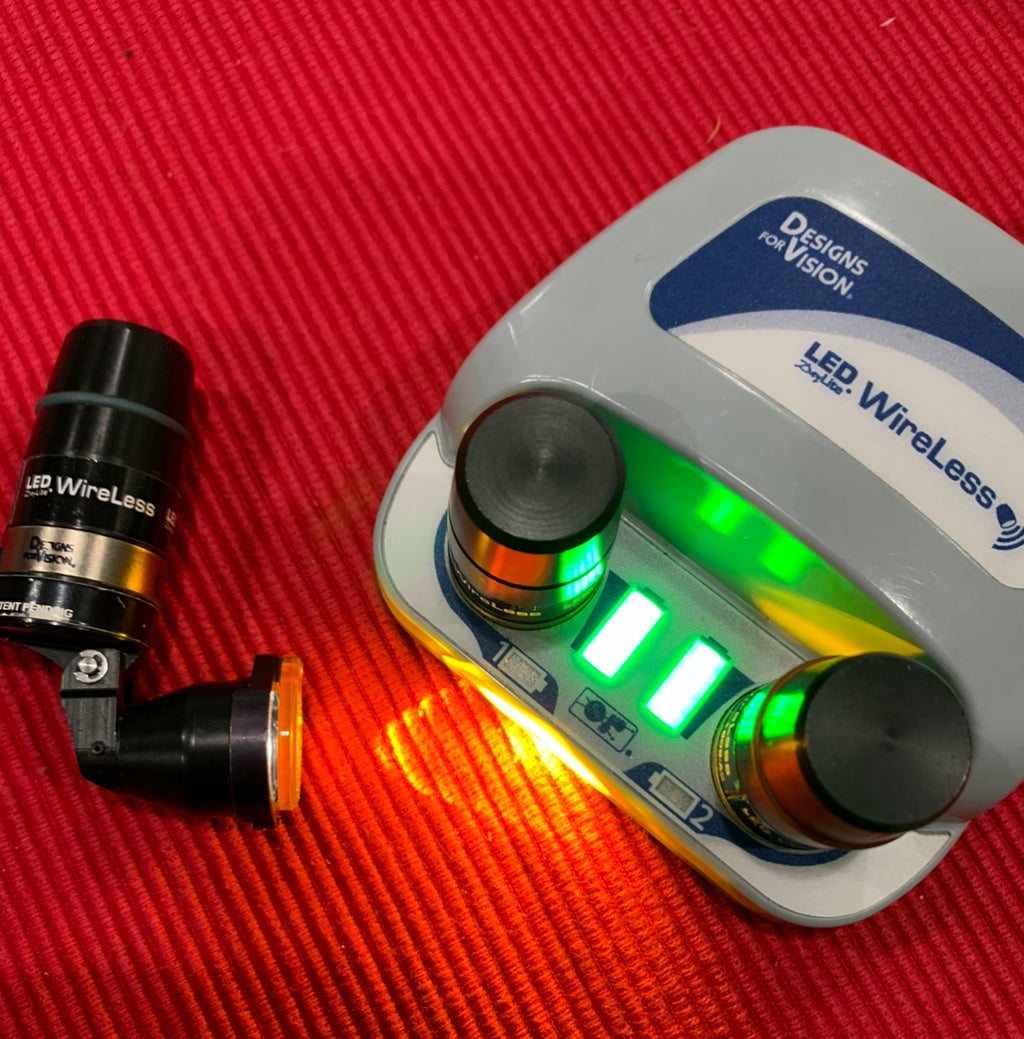 #002 Designs for Vision Dental Loupes HDi Wireless And Touchless headlight 7 years warranty