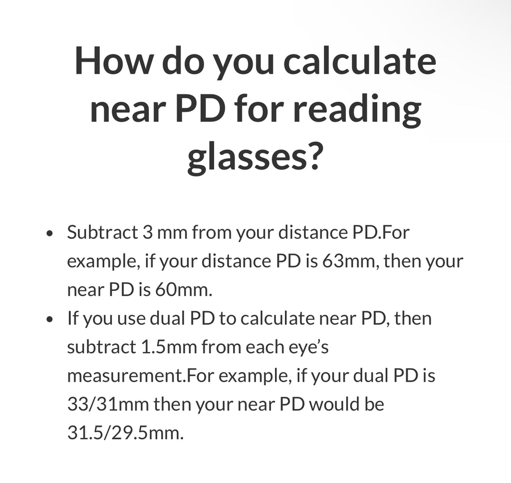 how to measure Pupilary distance