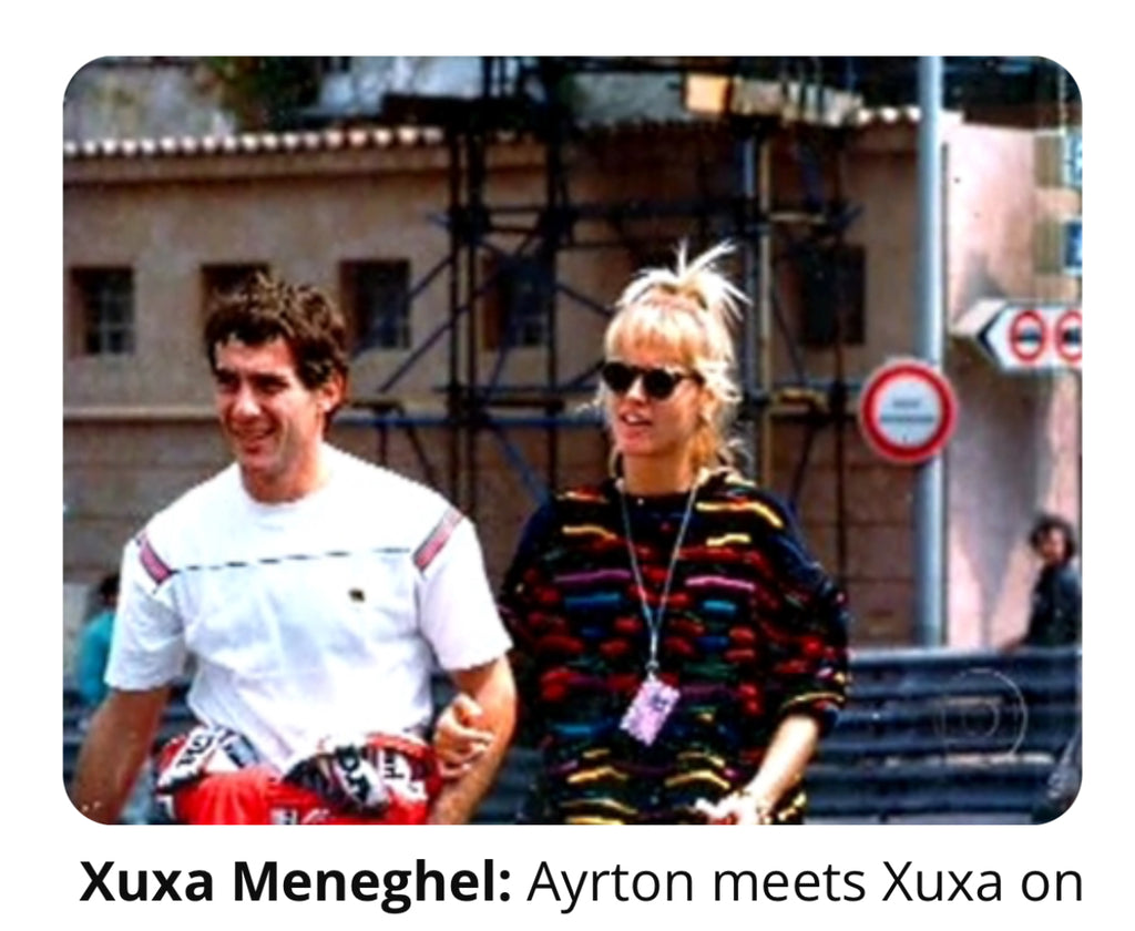 Ayrton Senna Brazilian race driver 3 times formula 1 world champion