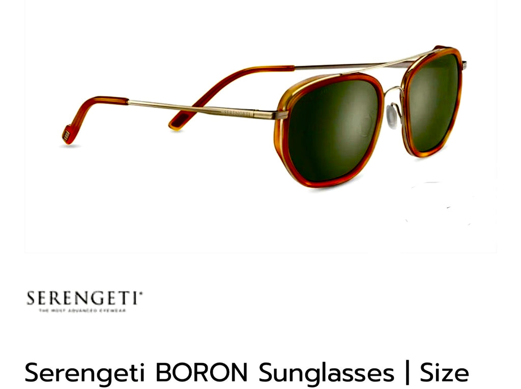 Serengeti Boron Ss525003 Light Gold - Orange Tortoise  555 Mm.  Brand New In Box