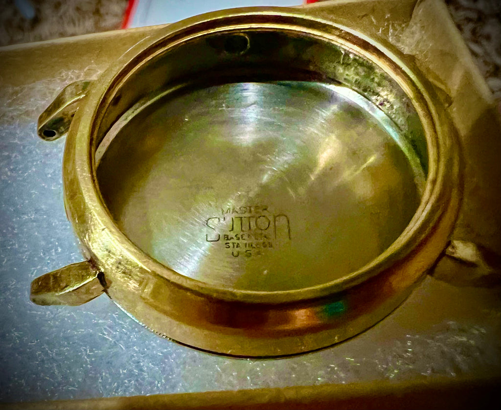 #1121 VINTAGE MASTER SUTTON USA WRIST WATCH CASE 30.7mm 16mm LUG