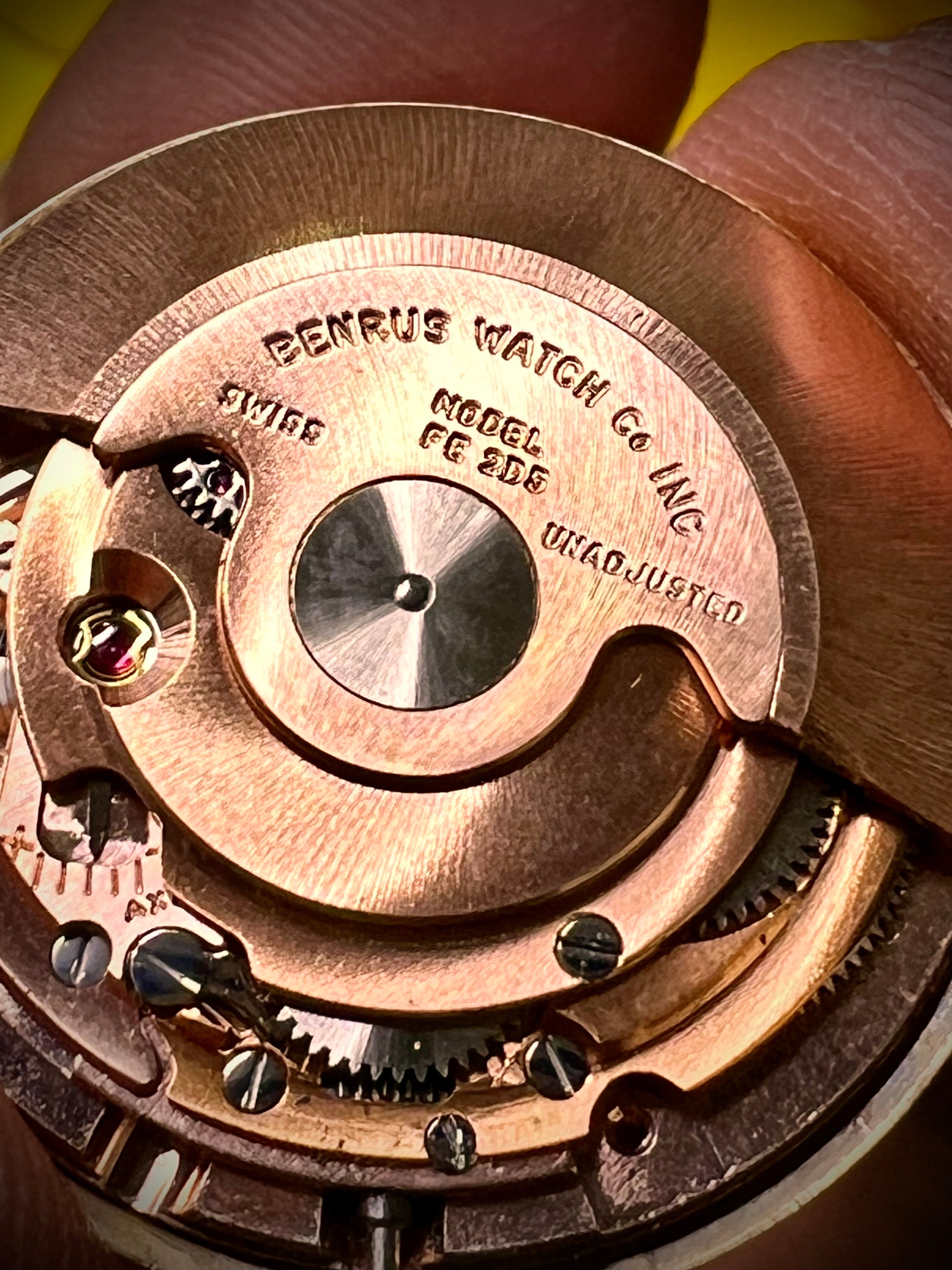 R#961 Benrus 39 jewel watch