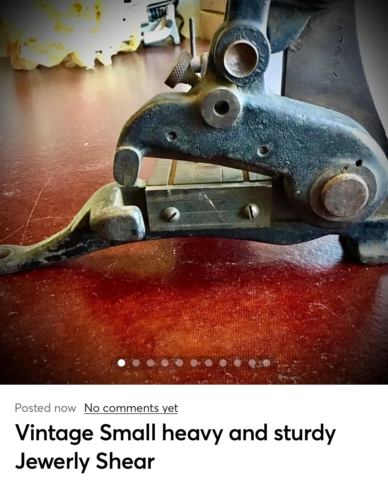 Vintage Small heavy and sturdy Jewerly Shear