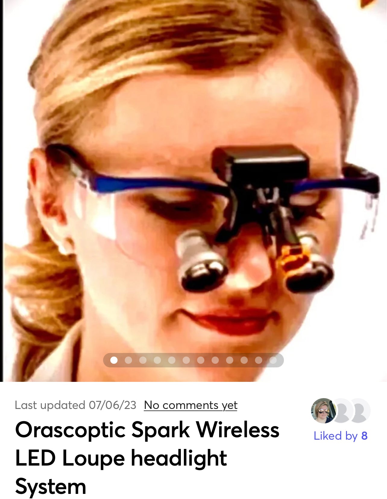 Orascoptic Spark Wireless LED Loupe headlight System