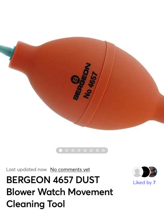 BERGEON 4657 DUST Blower Watch Movement Cleaning Tool