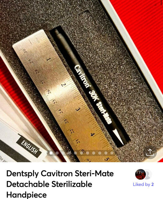 Dentsply Cavitron Steri- Mate Detachable Sterilizable Handpiece