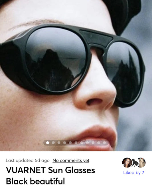 VUARNET Sun Glasses   Black beautiful