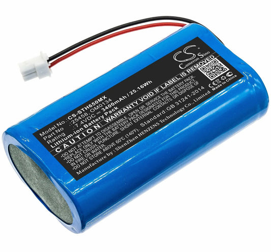 25458, OM0134 High Capacity Battery for Surgitel Eclipse EHL65, EHL-65, Odyssey