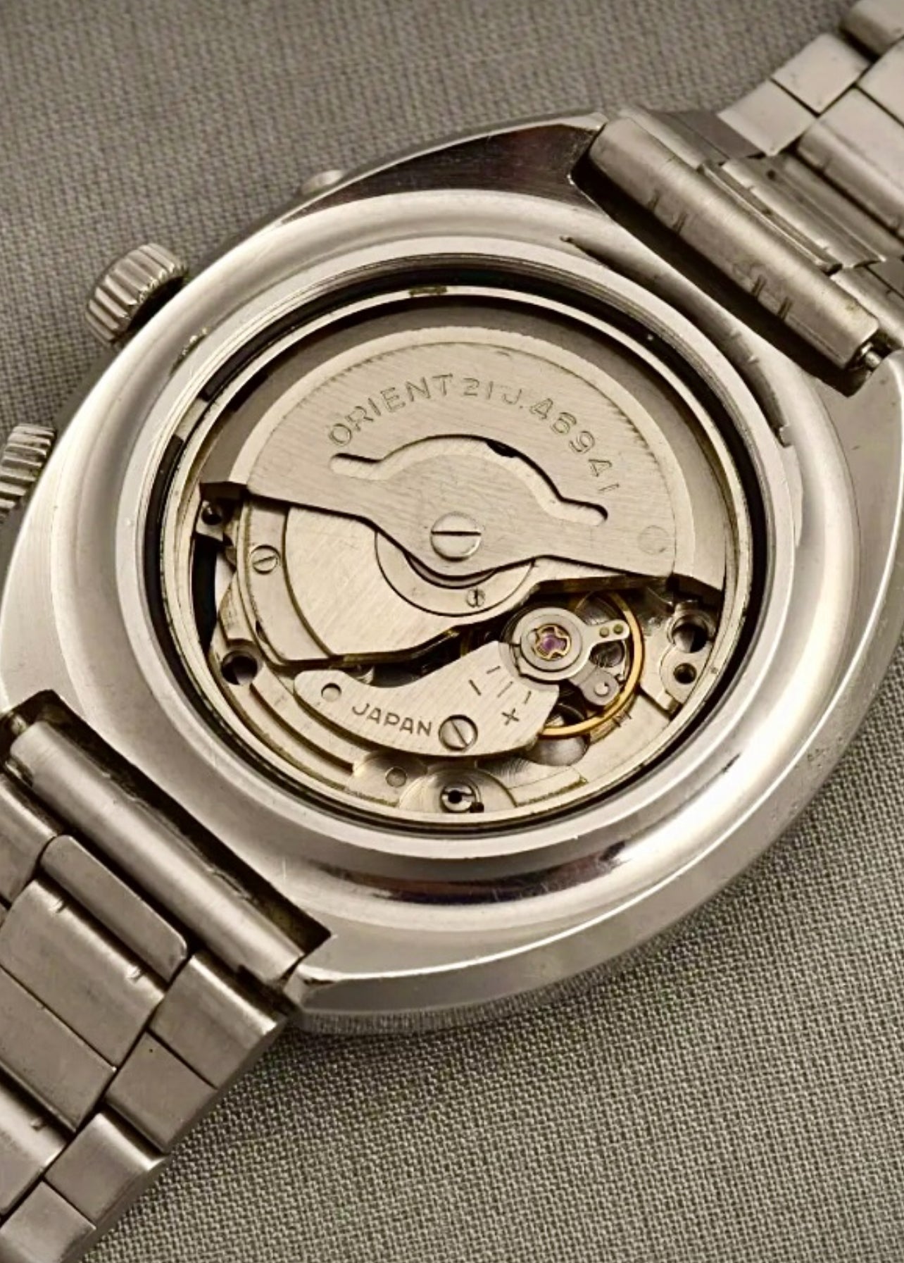 #1094 RARE VINTAGE ORIENT WORLD DIVER Wrist Watch