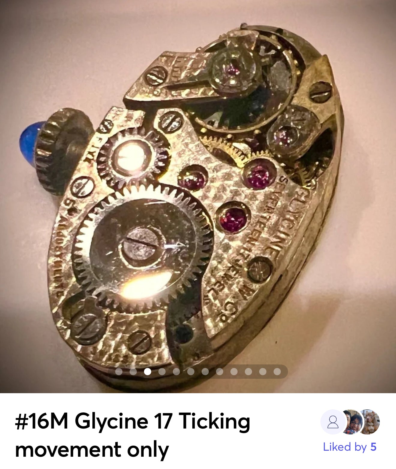 #16M Glycine 17 Ticking movement only