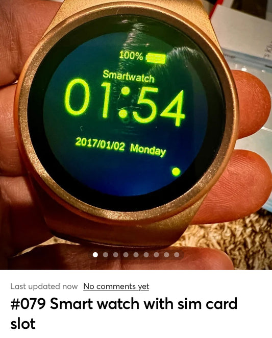 #079 Smart watch with sim card slot