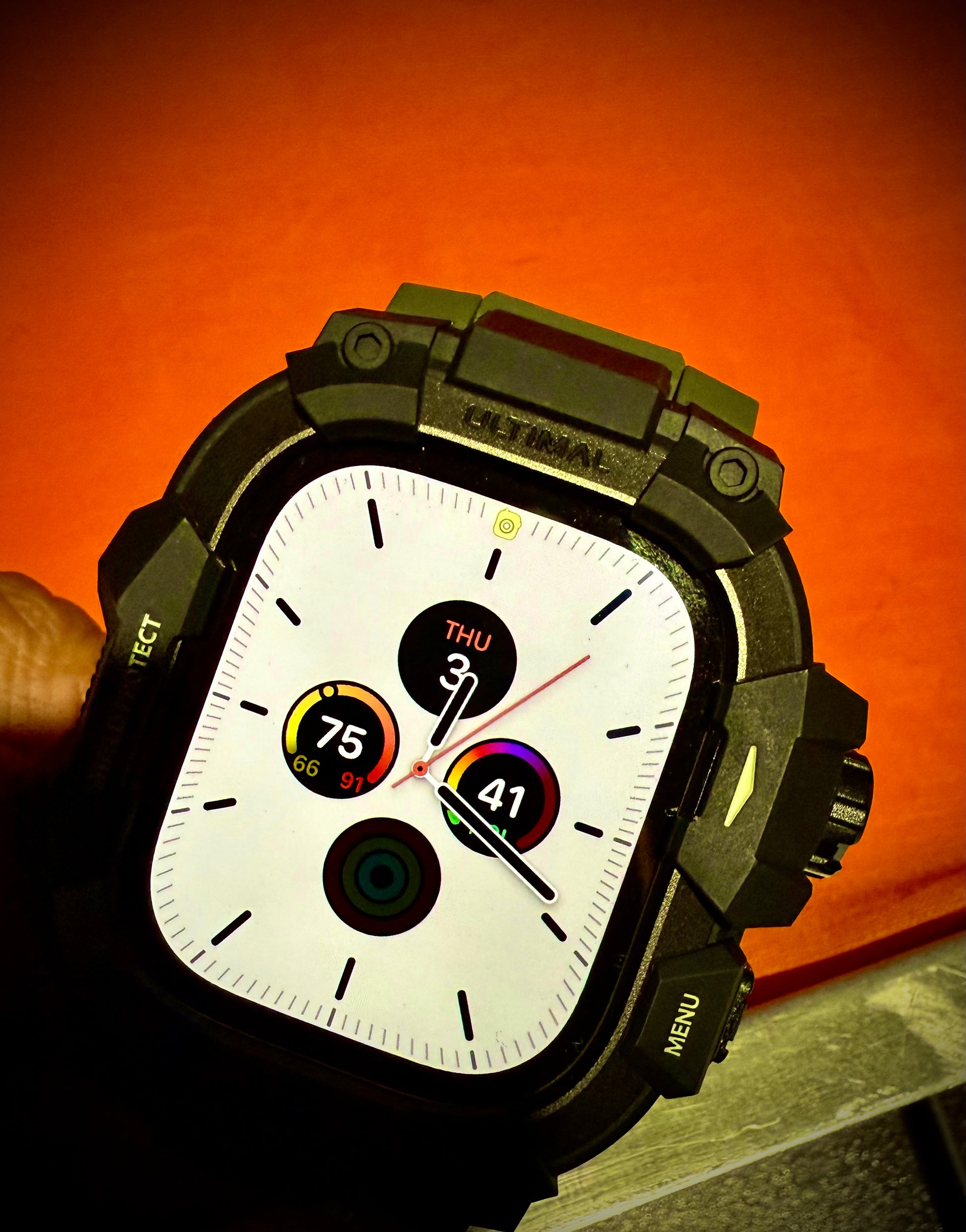 #001 Apple Watch Ultra [GPS + Cellular 49mm] Titanium Case with Midnight Ocean Band, One Size
1K+ bought in past month