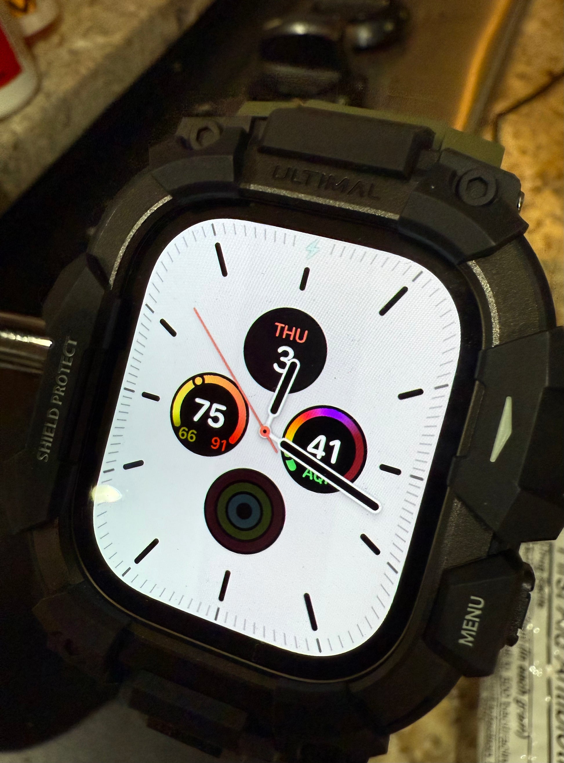 #001 Apple Watch Ultra [GPS + Cellular 49mm] Titanium Case with Midnight Ocean Band, One Size
1K+ bought in past month